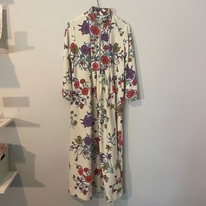 Floral Fleece Housecoat / Robe